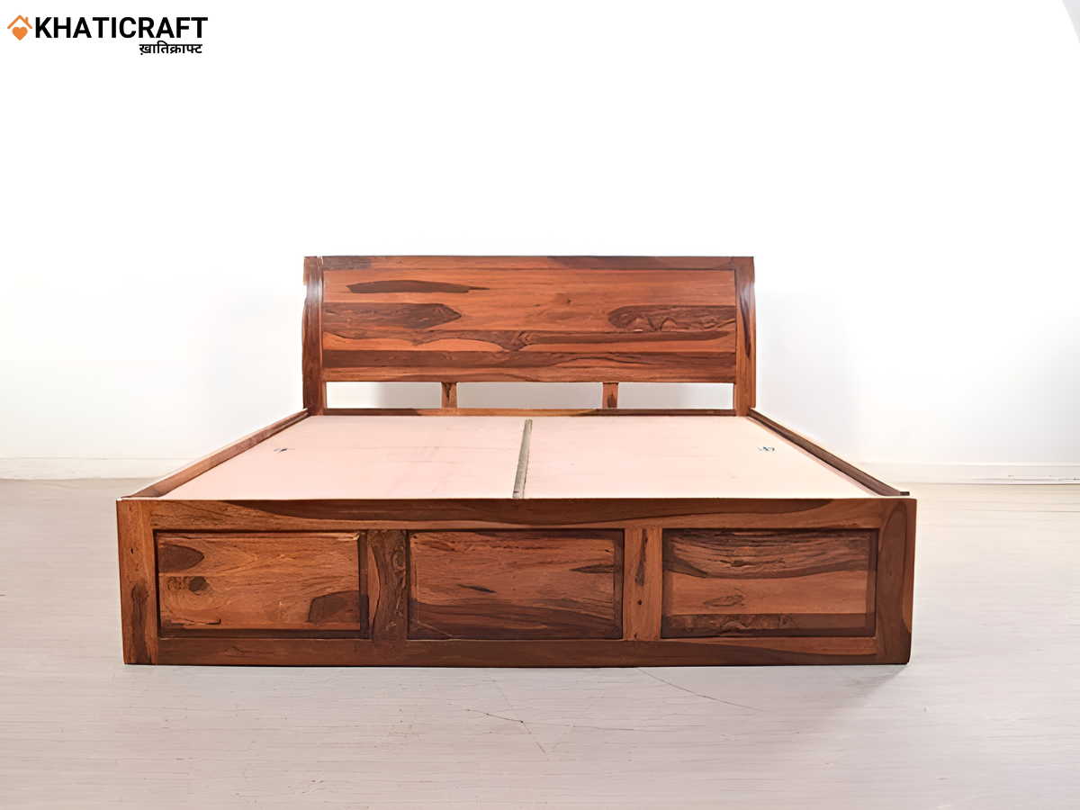 Rami Solid Wood Sheesham Bed