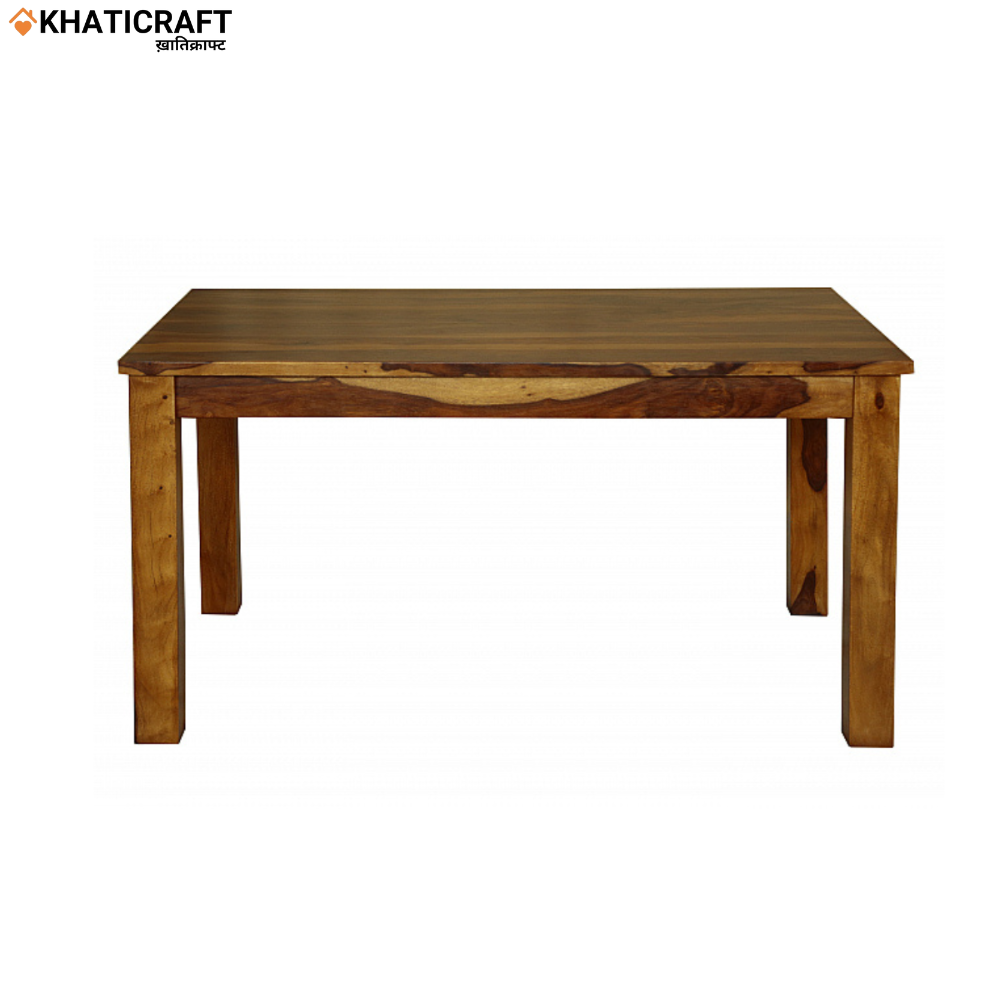 Hina Hana Solid Wood Sheesham 6 Seater Dining Set with Cushioned Bench