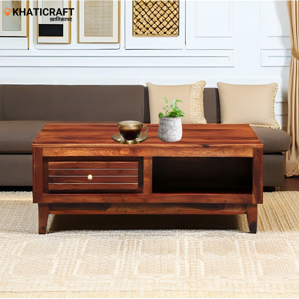 Amol Solid Wood Sheesham Coffee Table