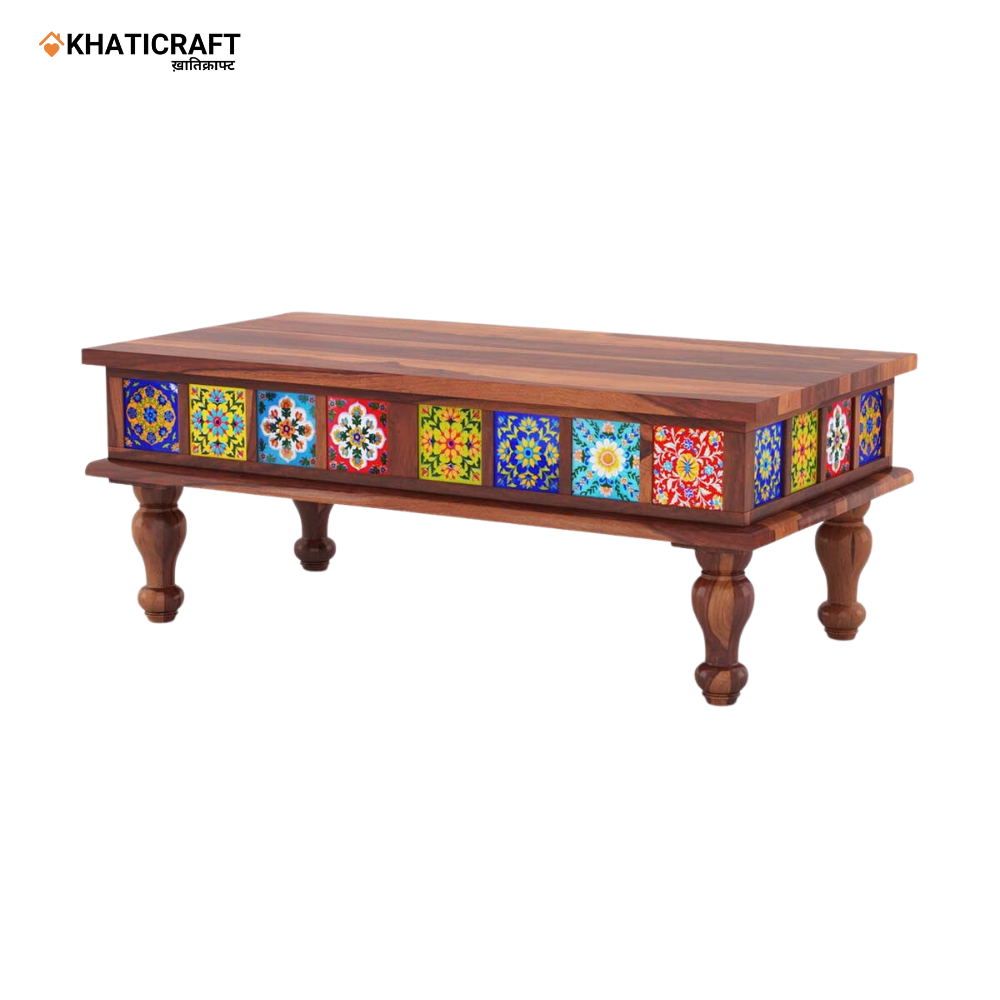 Chitra Solid Wood Sheesham Coffee Table