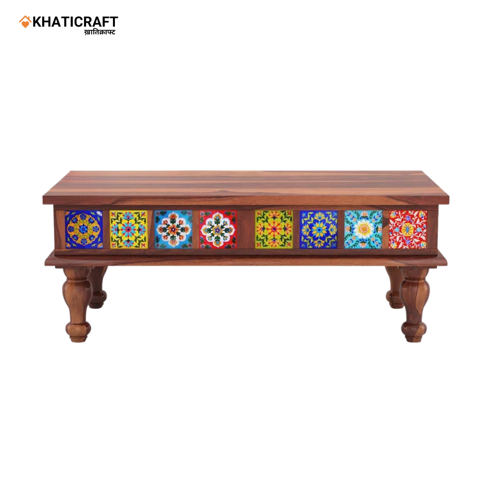 Chitra Solid Wood Sheesham Coffee Table