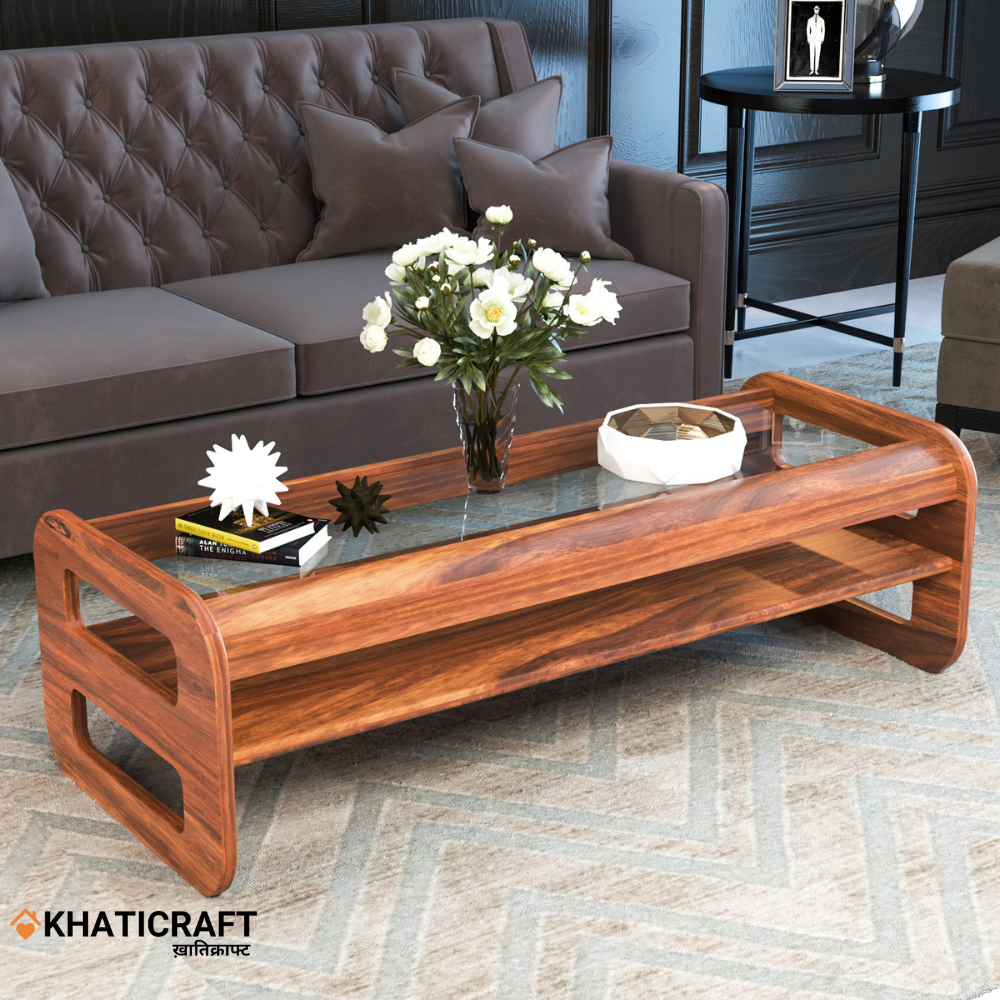 Kian Solid Wood Sheesham Coffee Table