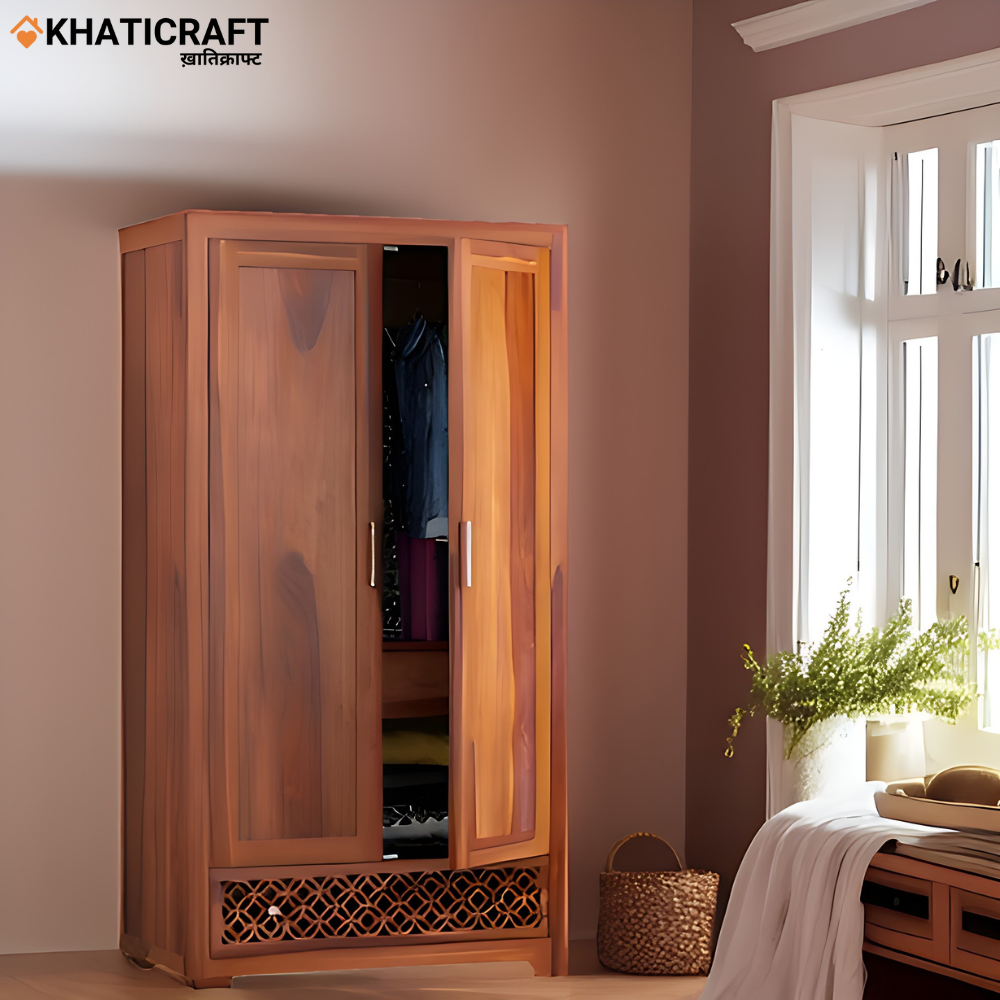 Mira Solid Wood Sheesham Wardrobe