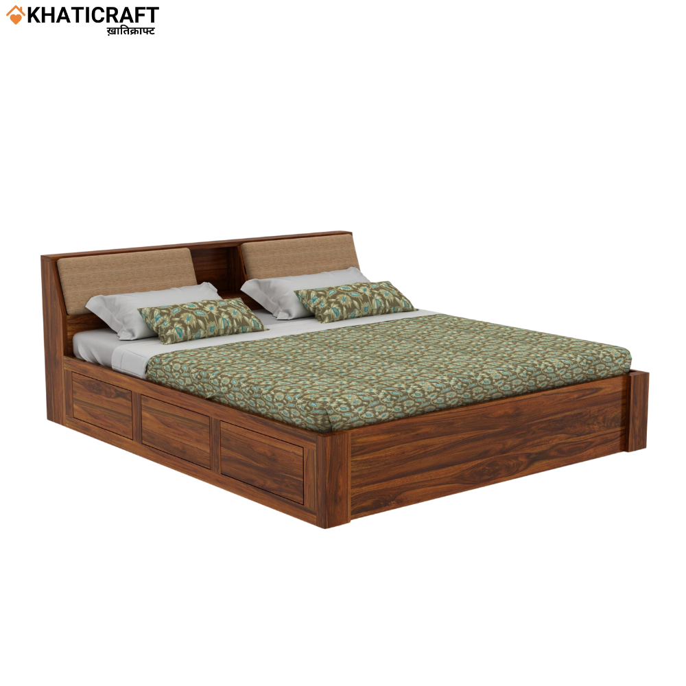 Ikshya Solid Wood Sheesham Bed