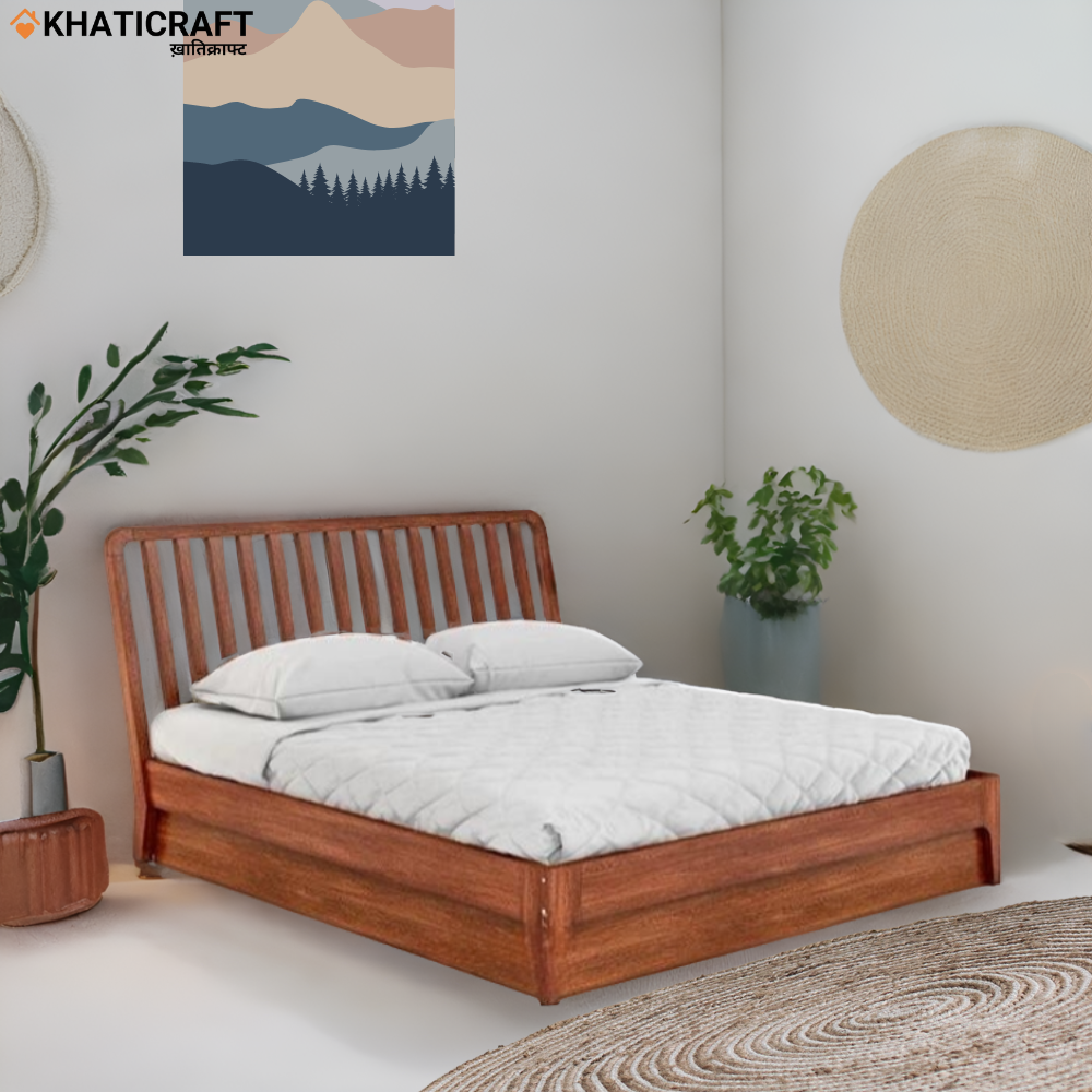 Ahan Solid Wood Sheesham Bed