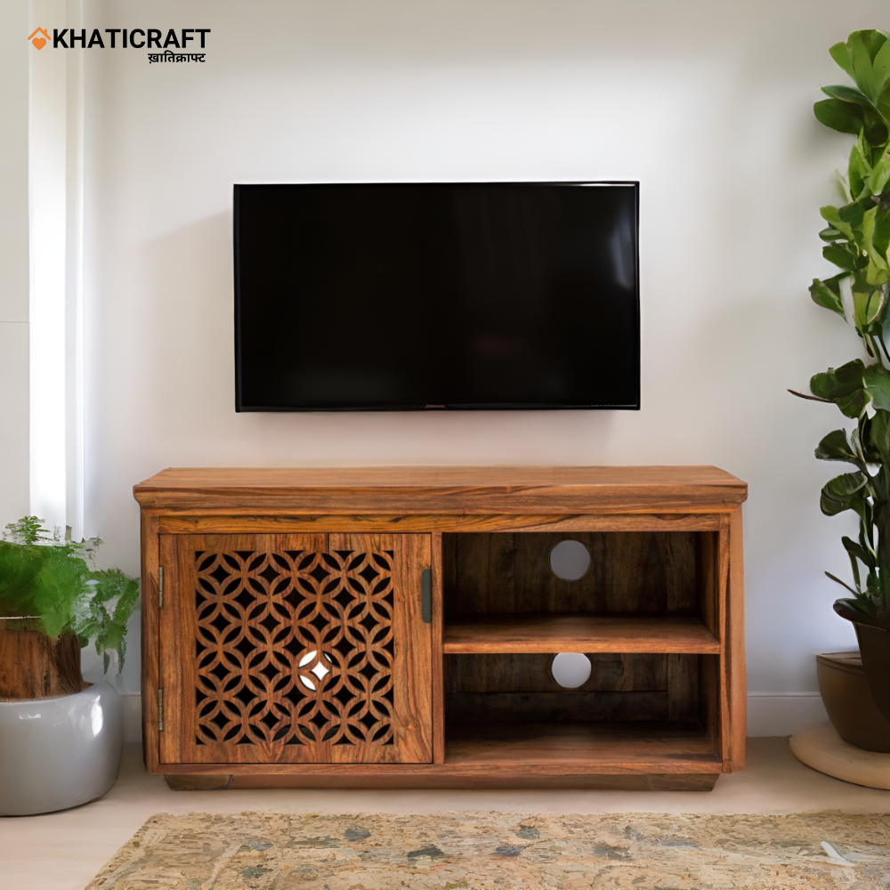 Mira Solid Wood Sheesham TV Cabinet