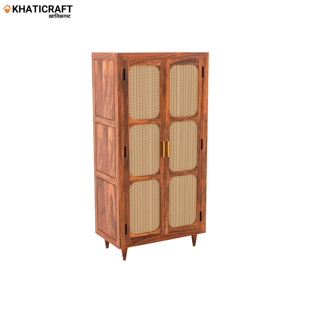 Rukm Solid Wood Sheesham Wardrobe