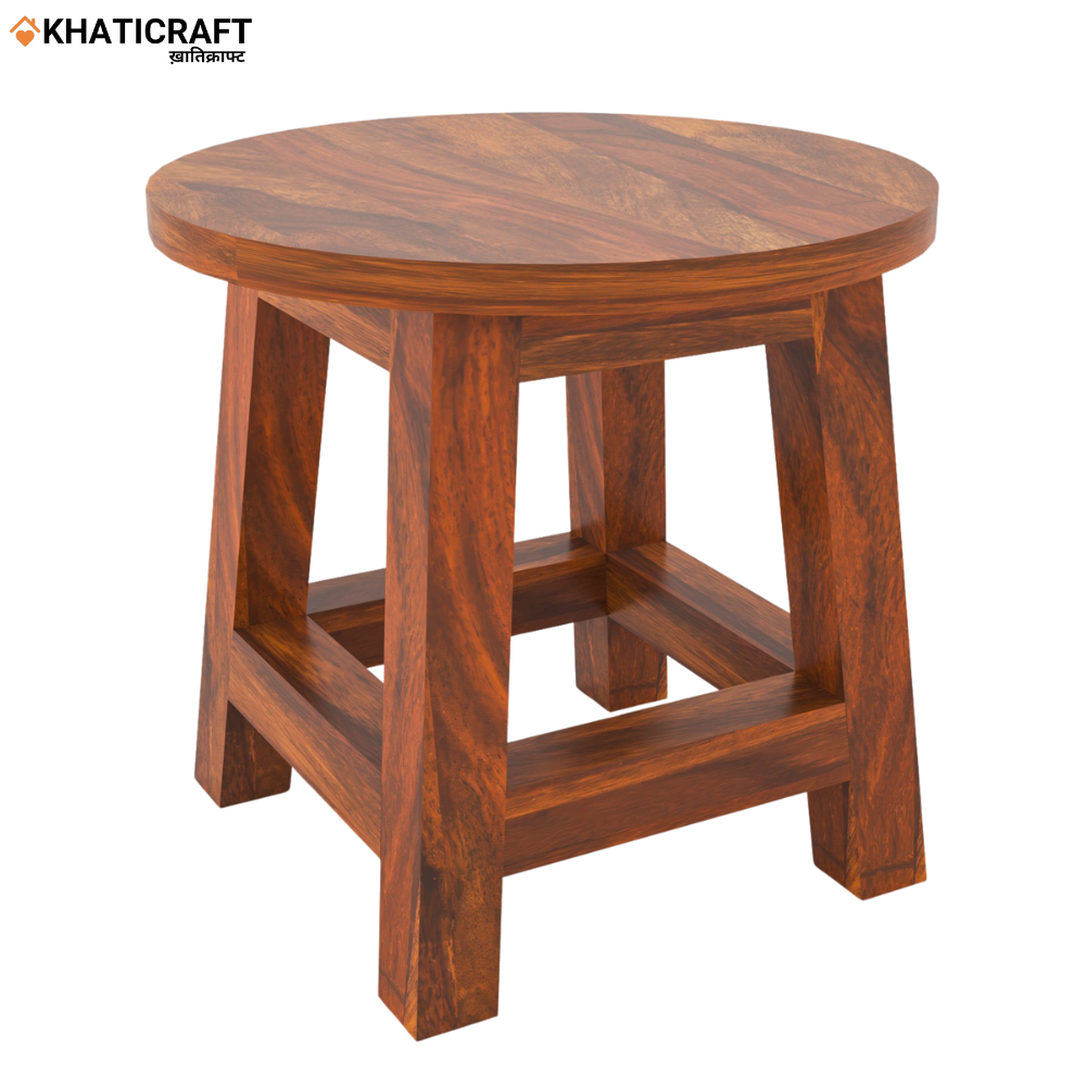 Chaita Solid Wood Sheesham Stool