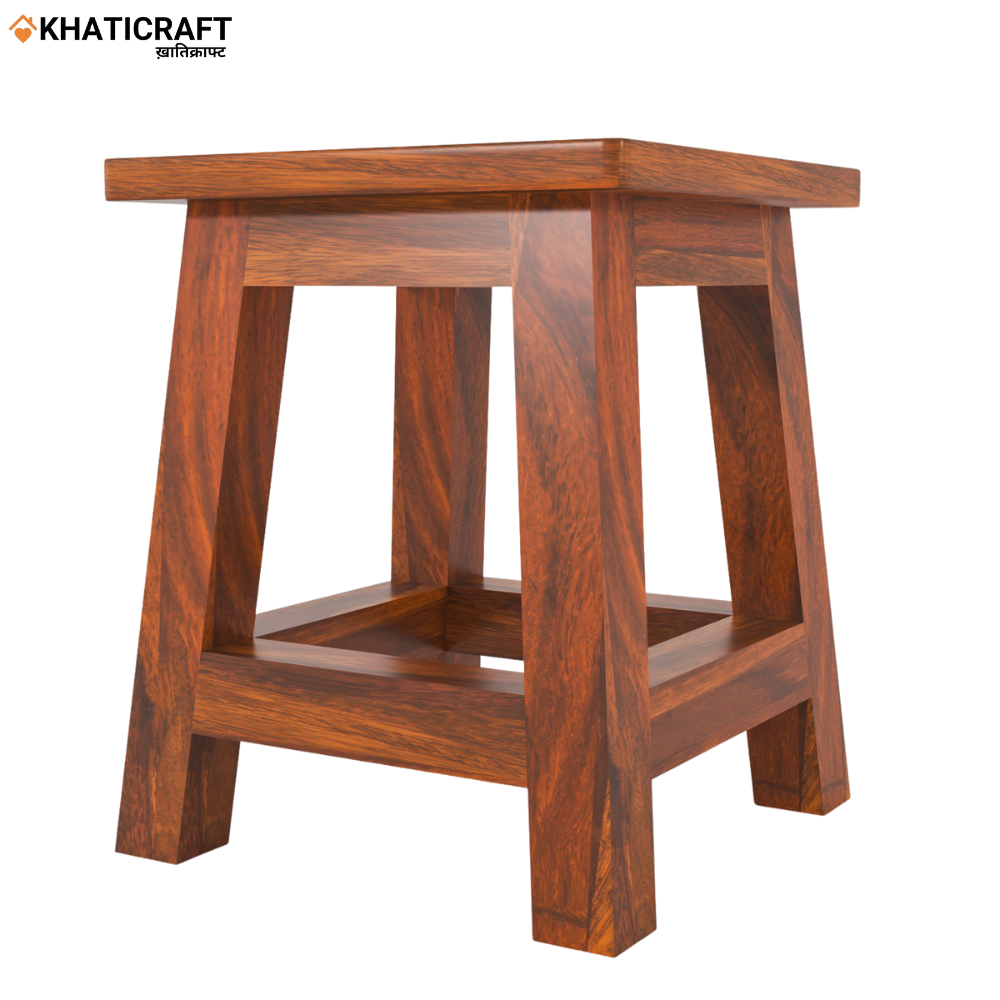 Sarth Solid Wood Sheesham Stool