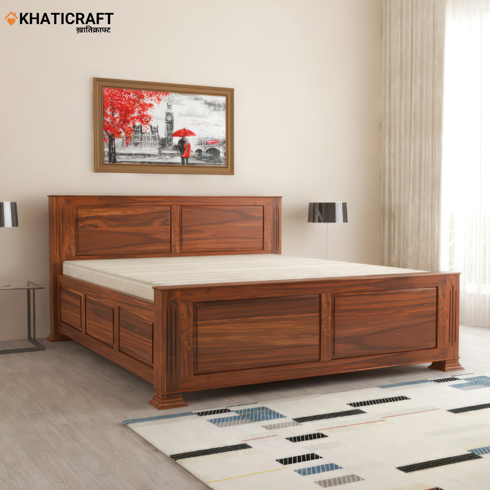 Viraj Solid Wood Sheesham Bed