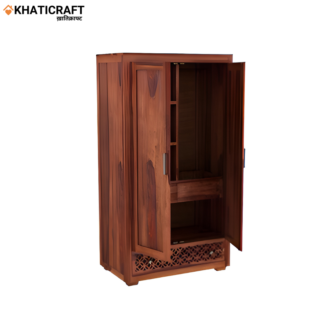 Mira Solid Wood Sheesham Wardrobe