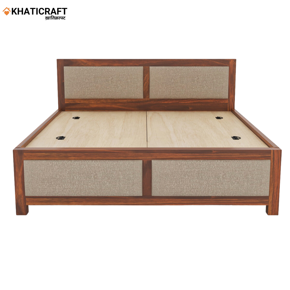 Kalp Solid Wood Sheesham Bed