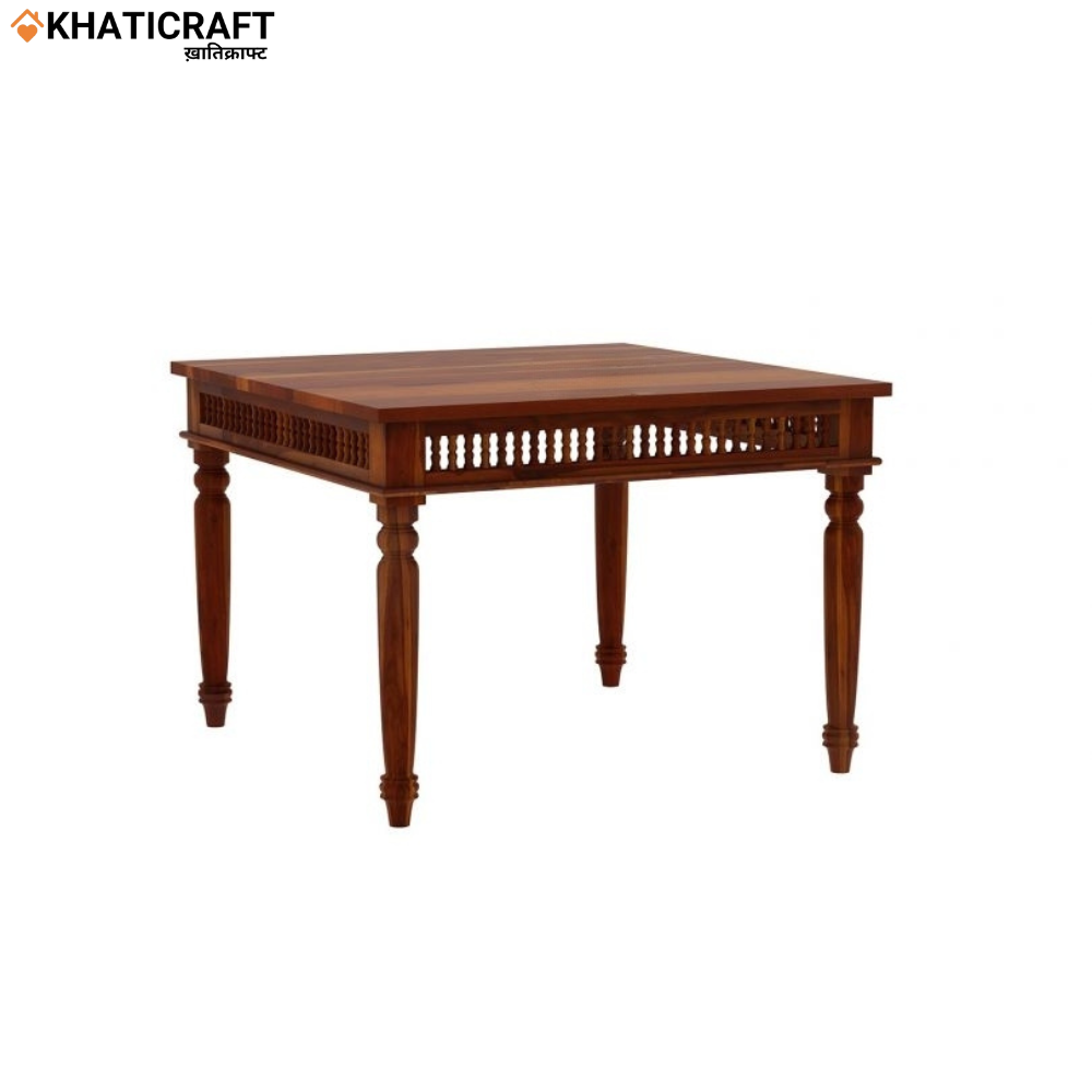 Ghirni Solid Wood Sheesham 4 Seater Dining Set