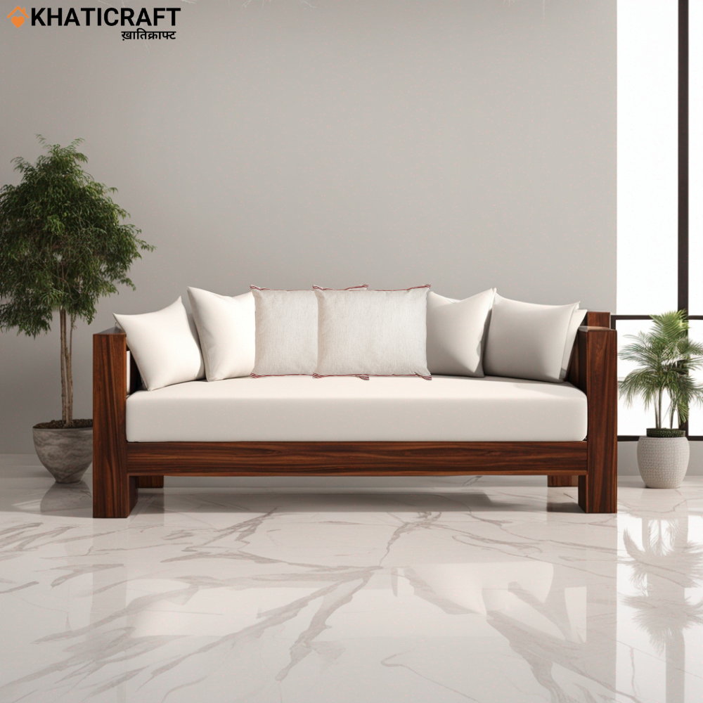 Hola Solid Wood Sheesham 5 Seater Sofa