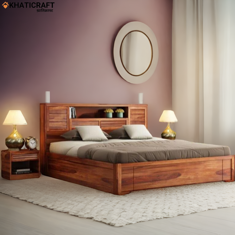 Arya Solid Wood Sheesham Bed