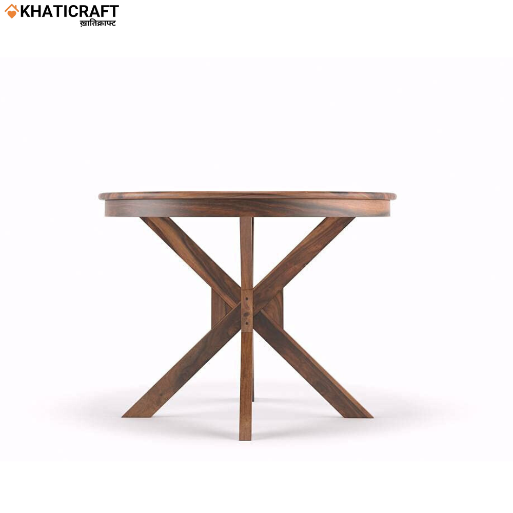 Mandal Chavi Solid Wood Sheesham 4 Seater Dining Set