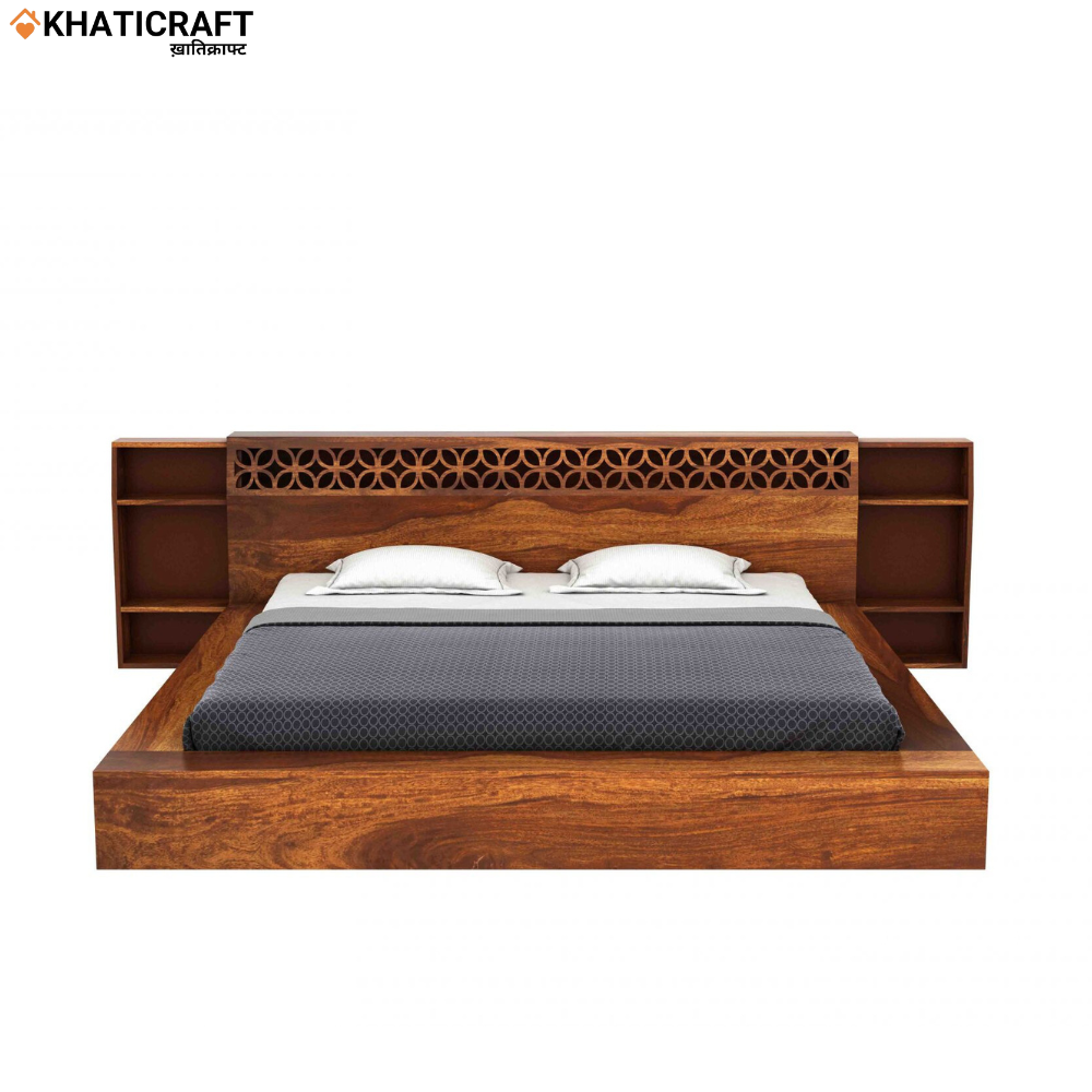 Nura Solid Wood Sheesham Bed