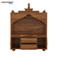 Niwar Solid Wood Sheesham Temple