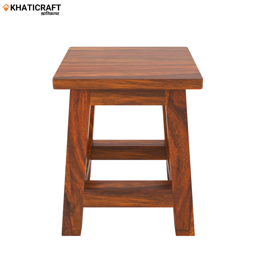 Sarth Solid Wood Sheesham Stool