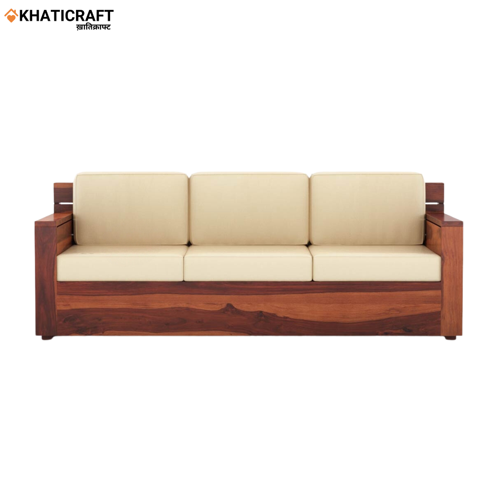 Tadoba Solid Wood Sheesham 5 Seater Sofa