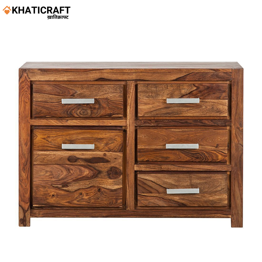 Hina Solid Wood Sheesham Chest of Drawer