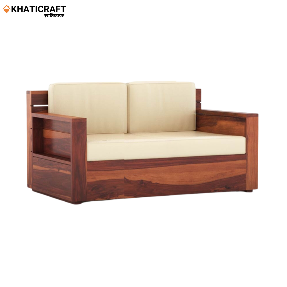 Tadoba Solid Wood Sheesham 2 Seater Sofa