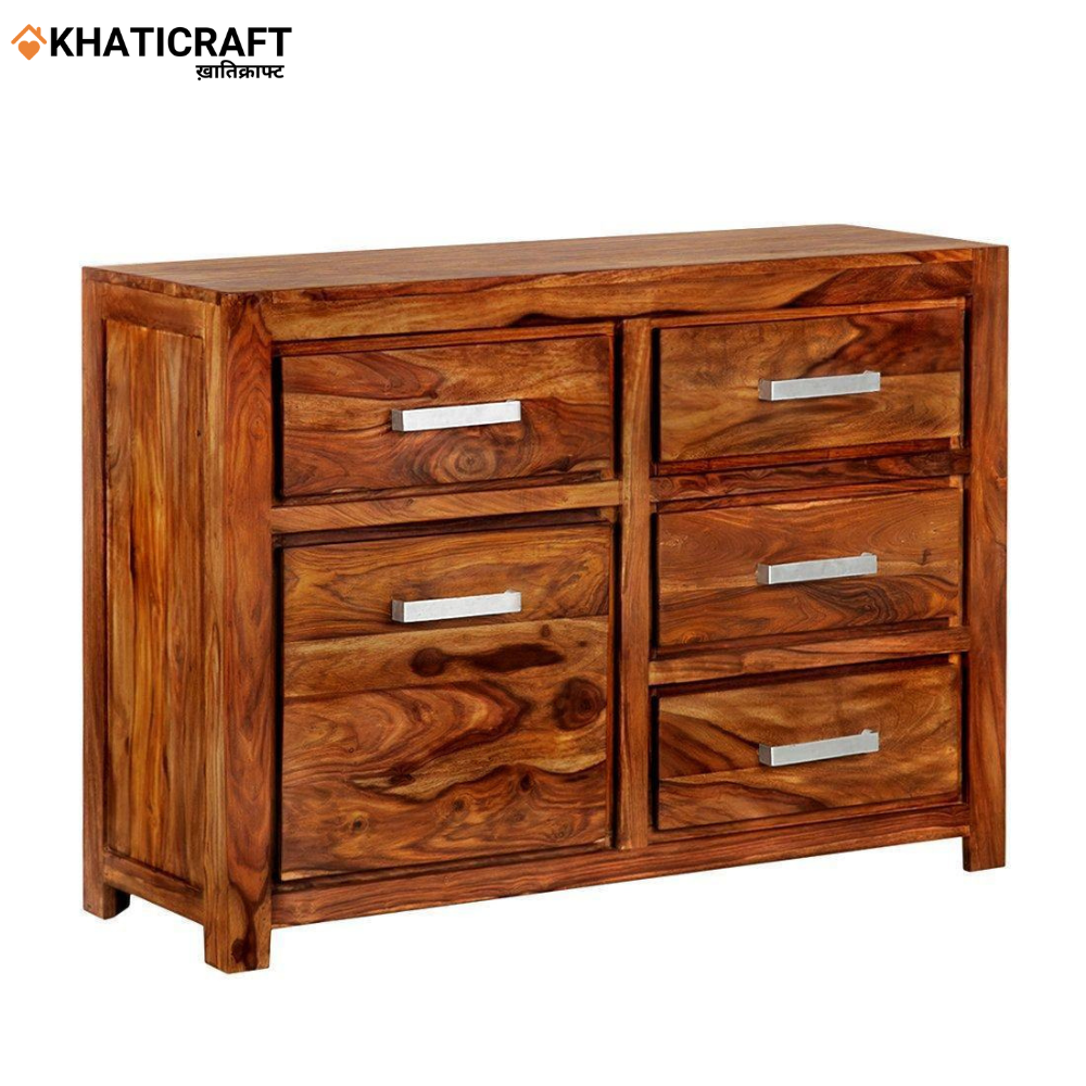 Hina Solid Wood Sheesham Chest of Drawer