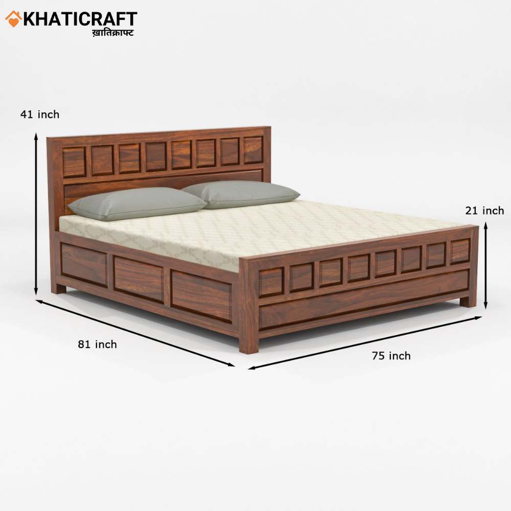 Nitya Solid Wood Sheesham Bed