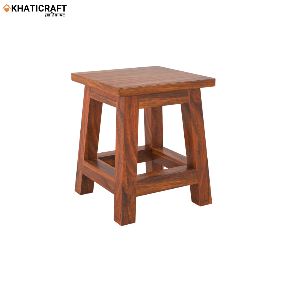 Sarth Solid Wood Sheesham Stool