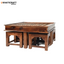 Tamra Solid Wood Sheesham Nested Coffee Table Set of 5(1+4)