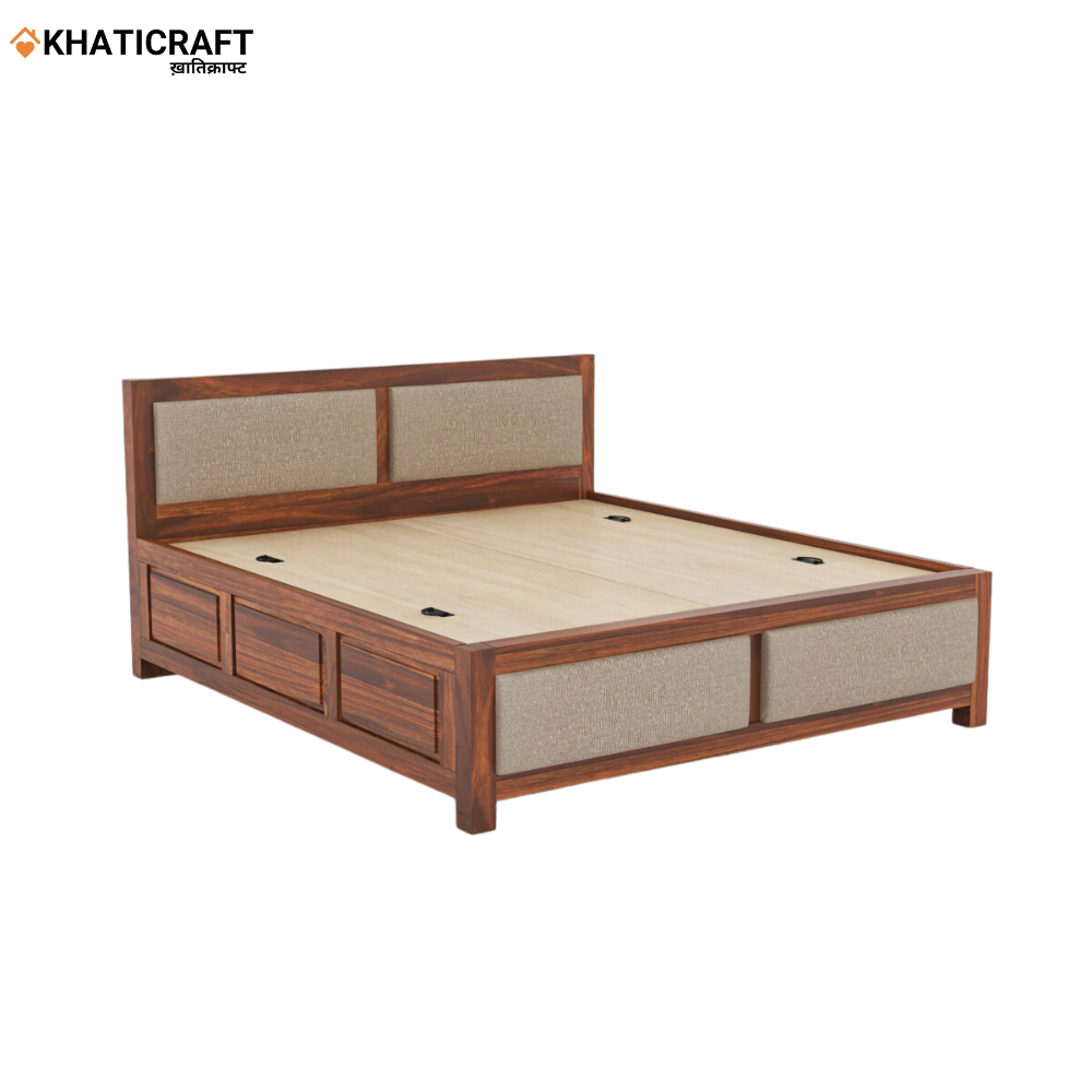 Kalp Solid Wood Sheesham Bed