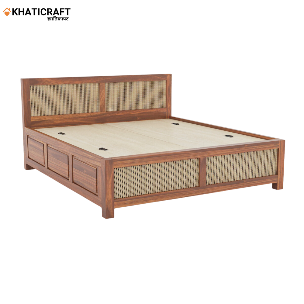 Rukm Solid Wood Sheesham Bed