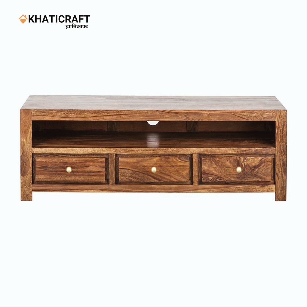 Jiva Solid Wood Sheesham TV Cabinet