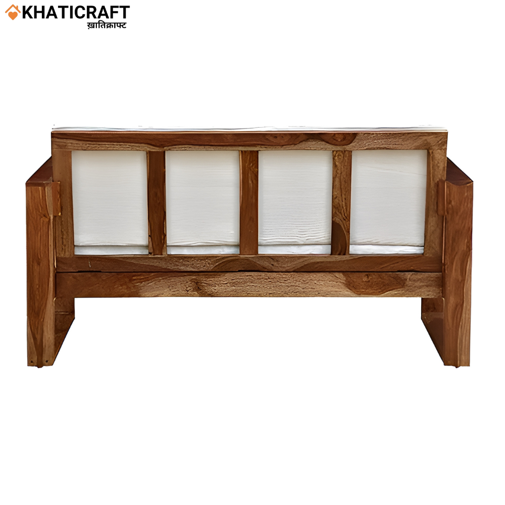Divit Solid Wood Sheesham 5 Seater Sofa