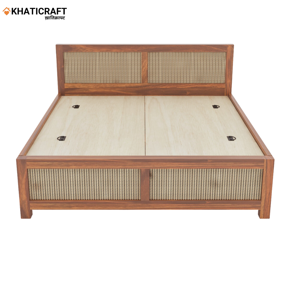 Rukm Solid Wood Sheesham Bed