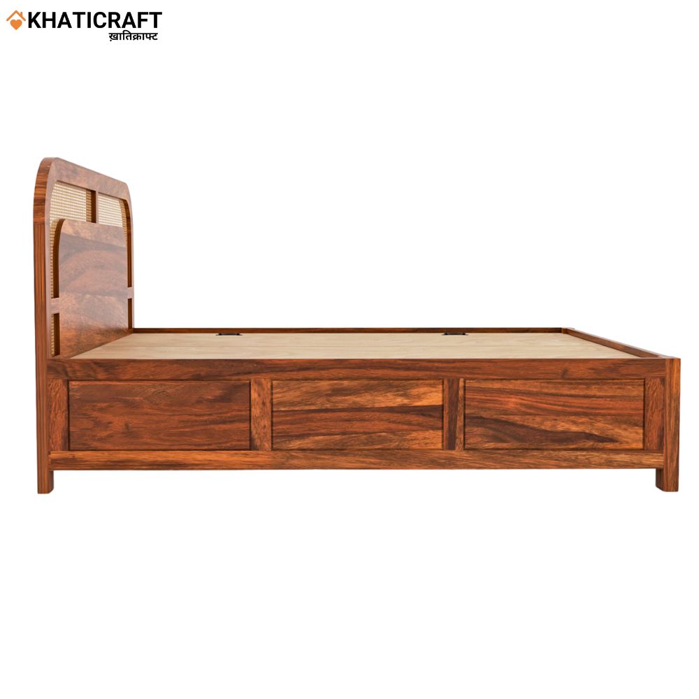 Naira Solid Wood Sheesham Bed