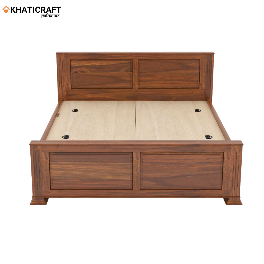 Viraj Solid Wood Sheesham Bed