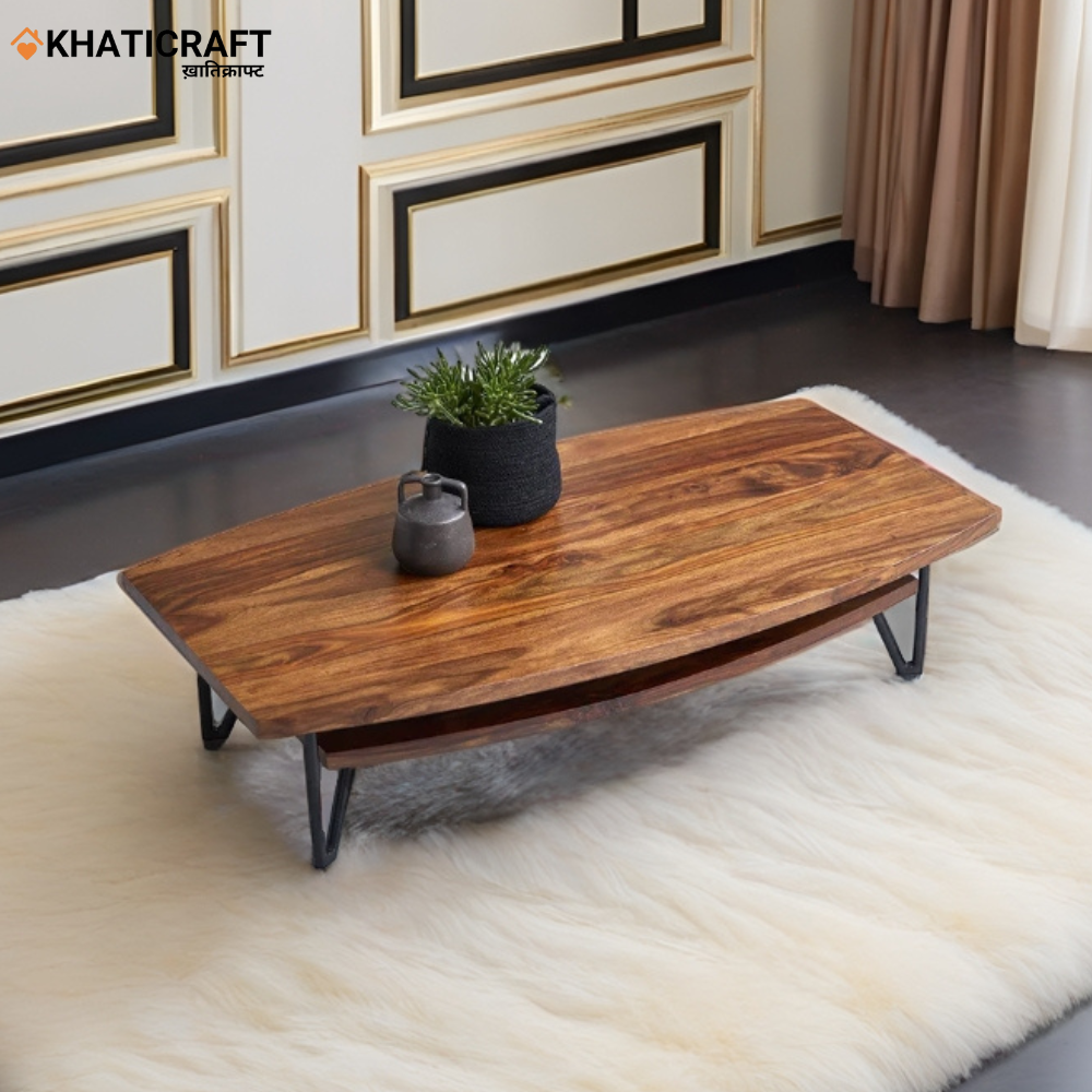 Ojal Solid Wood Sheesham Coffee Table