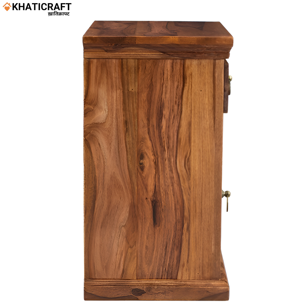 Niwar Solid Wood Sheesham Bedside Table