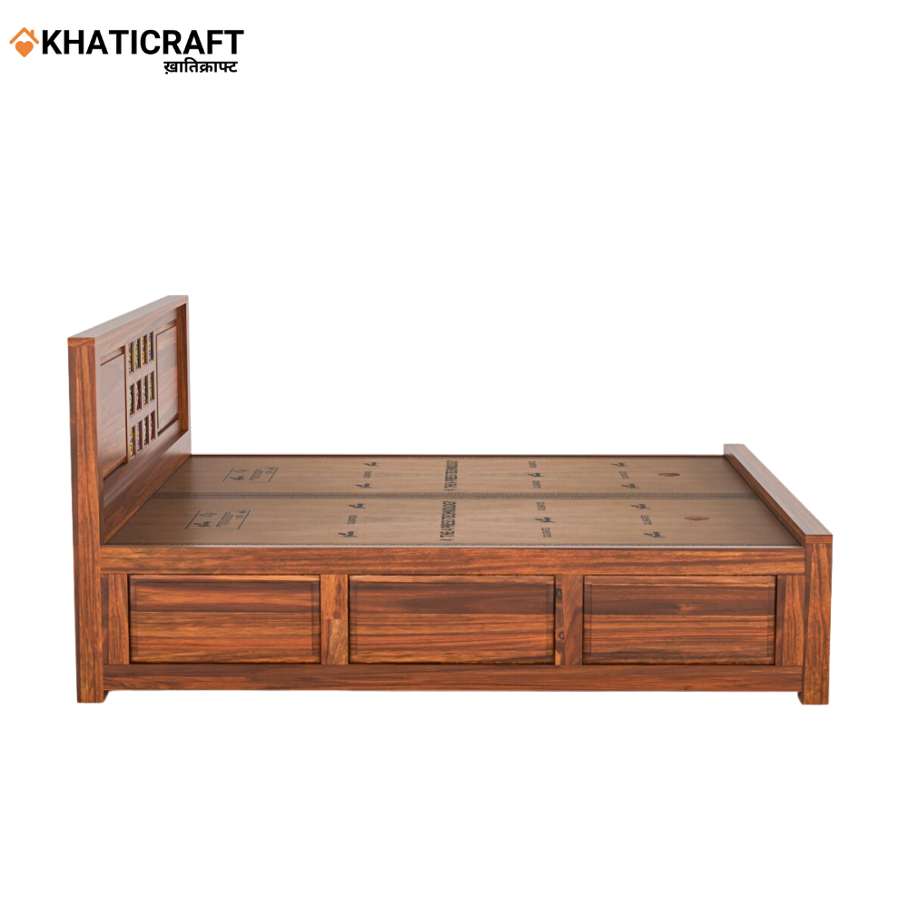 Chitra Solid Wood Sheesham Bed