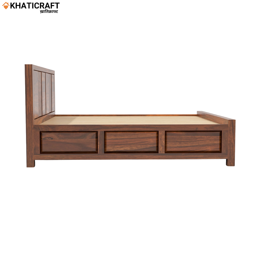 Amol Solid Wood Sheesham Bed