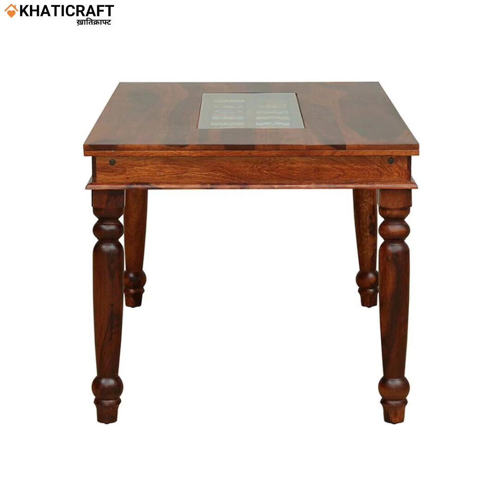 Chitra Solid Wood Sheesham 4 Seater Dining Set