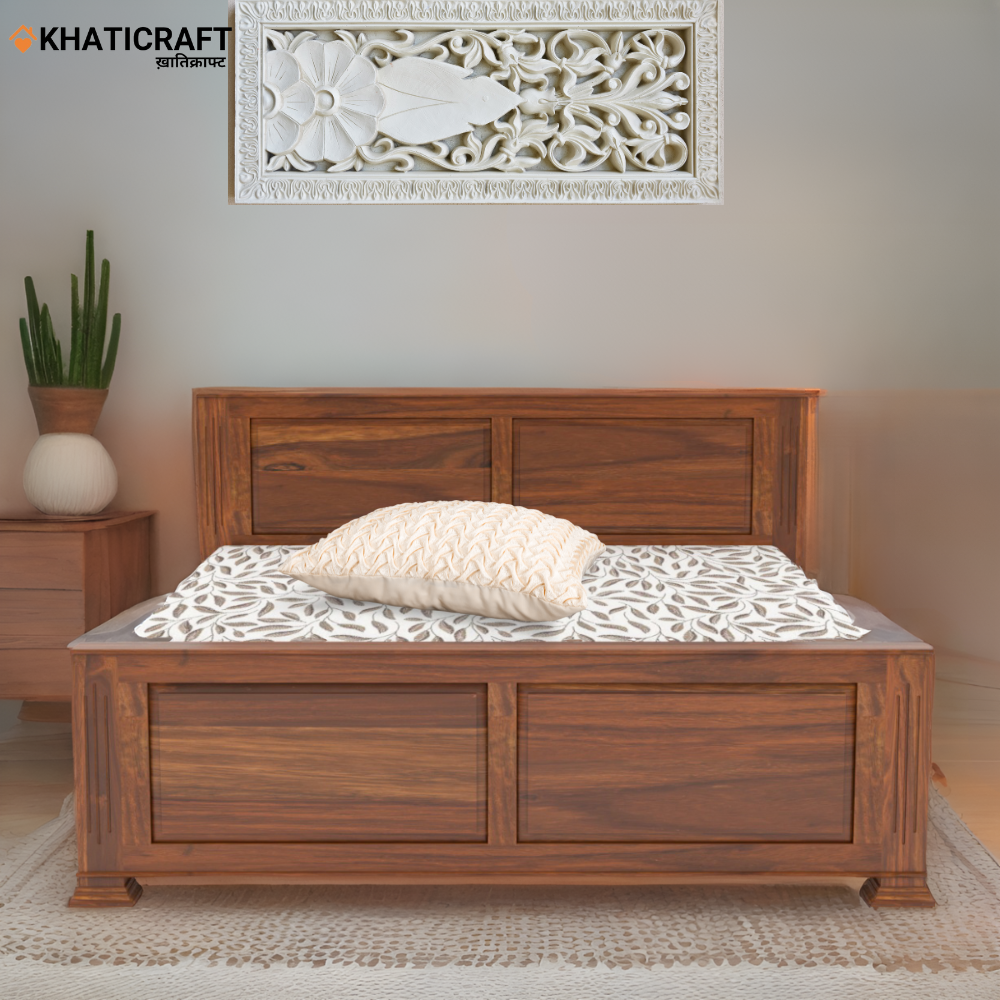 Viraj Solid Wood Sheesham Bed