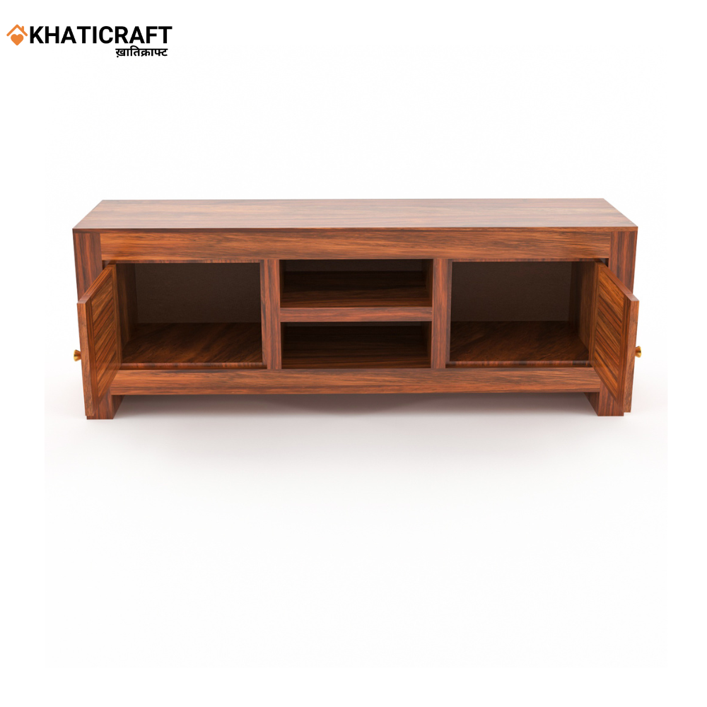 Niwar Solid Wood Sheesham TV Unit