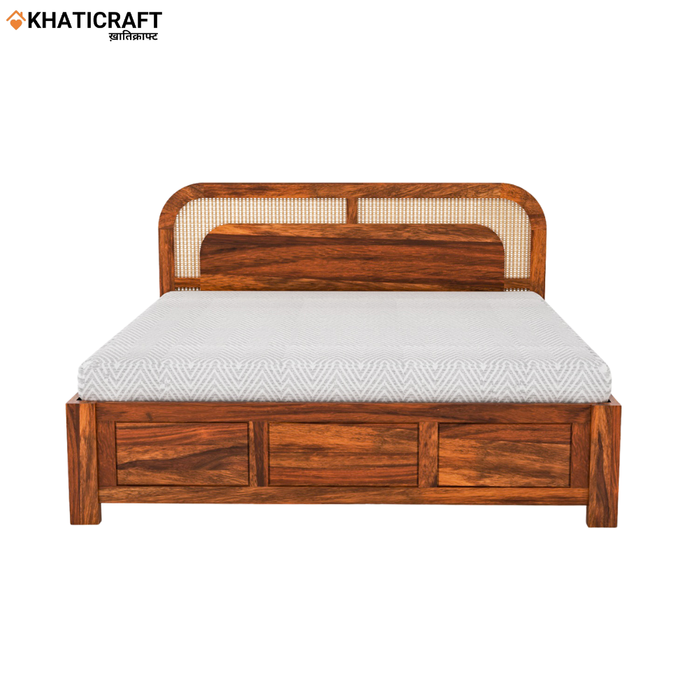 Naira Solid Wood Sheesham Bed