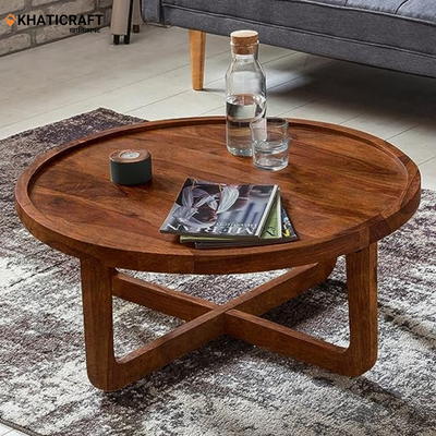 Chakra Solid Wood Sheesham Coffee Table