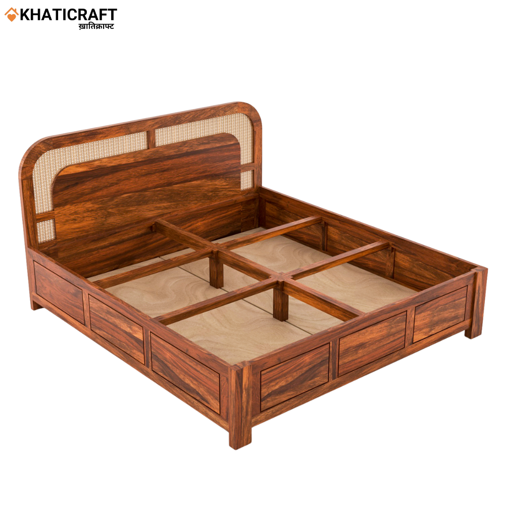 Naira Solid Wood Sheesham Bed