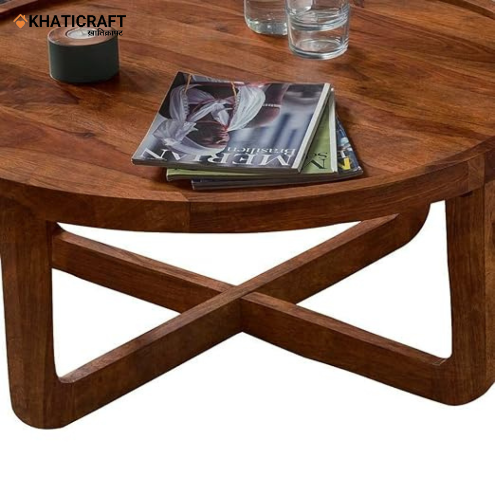 Chakra Solid Wood Sheesham Coffee Table