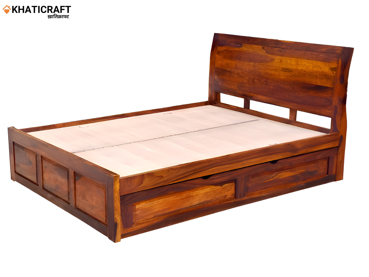 Rami Solid Wood Sheesham Bed