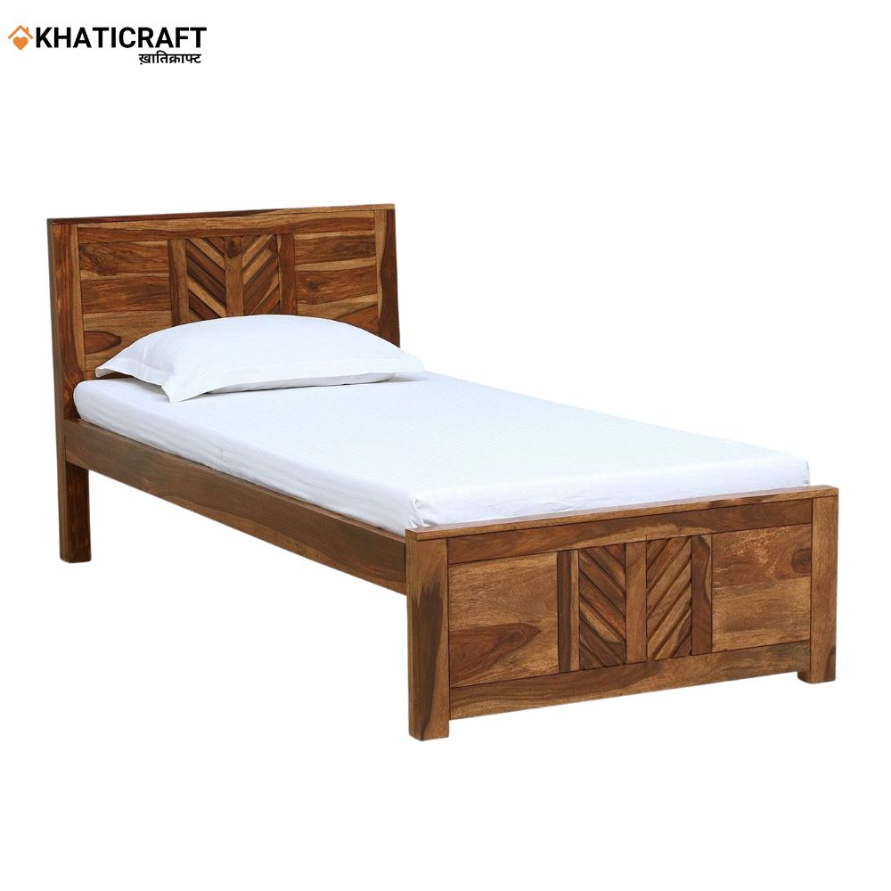 Antara Solid Wood Sheesham  Single Bed